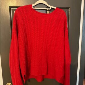 Red vineyard vines cashmere sweater